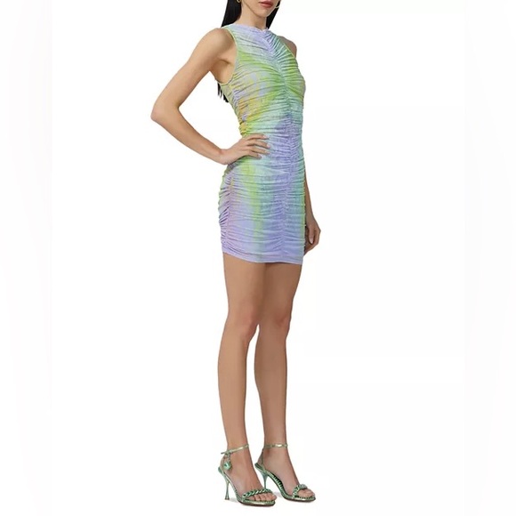 AFRM Helsa Ruched Mini Dress - Picture 4 of 8